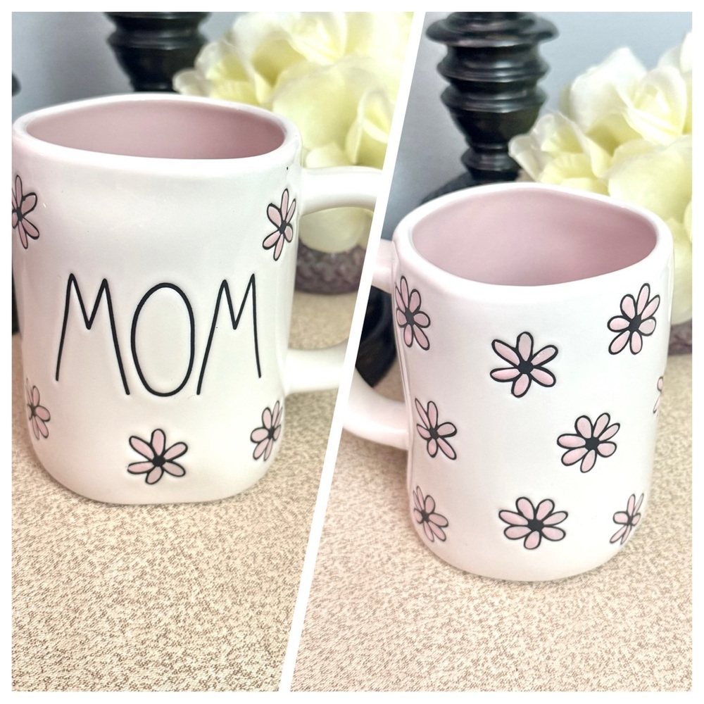 New Rae Dunn MOM Ceramic Mug